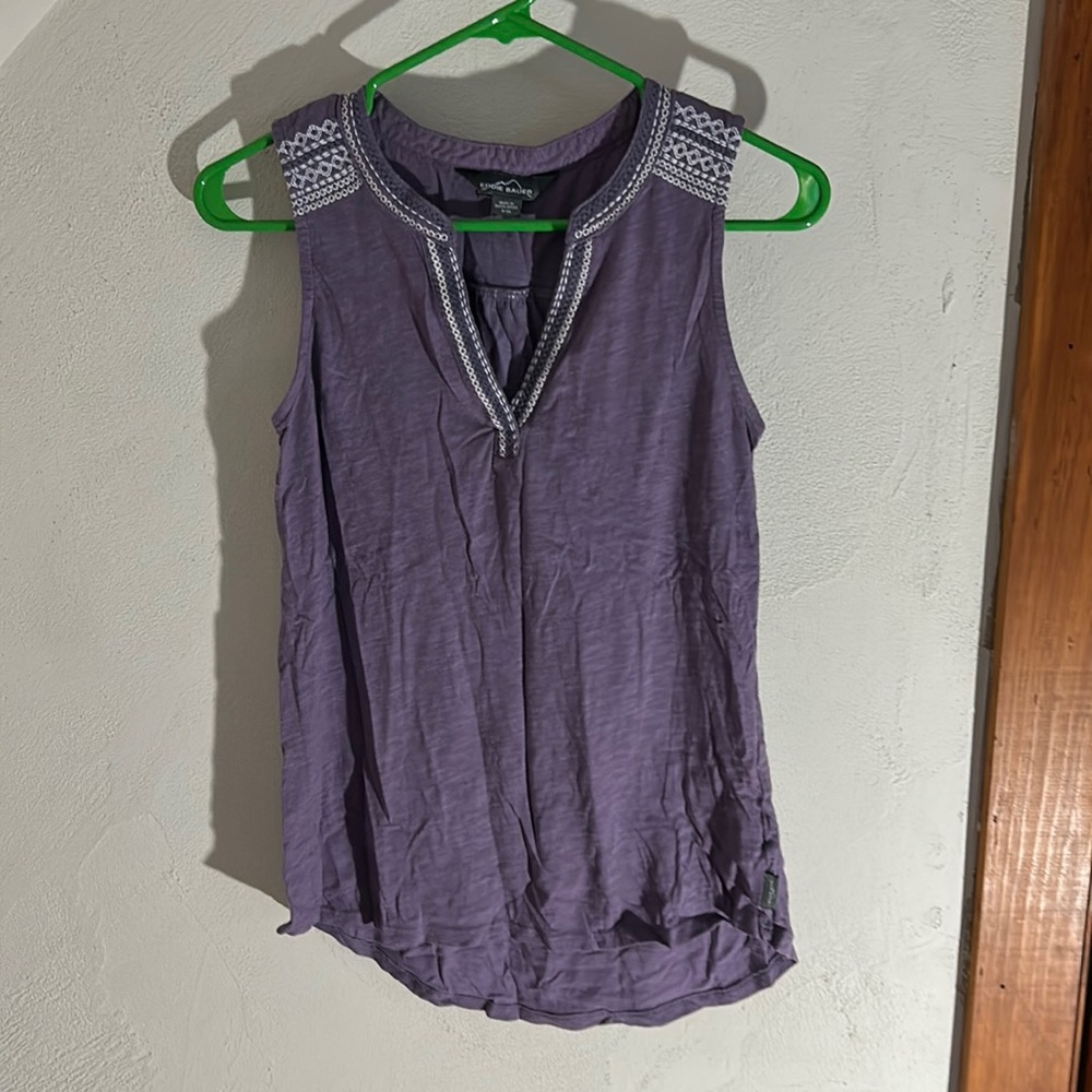 Purple Eddie Bauer tank